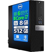 Windowsデスクトップ DELL Optiplex 3050 i7 SSD256GB+1TB Amazon.co.jp: 【整備済み品】 DEll デスクトップパソコン PC